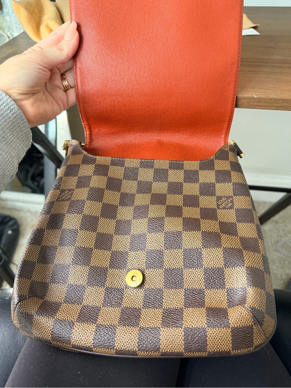 AUTHENTIC - Louis Vuitton Damier Ebene Musette Salsa Crossbody - Picture 10 of 17